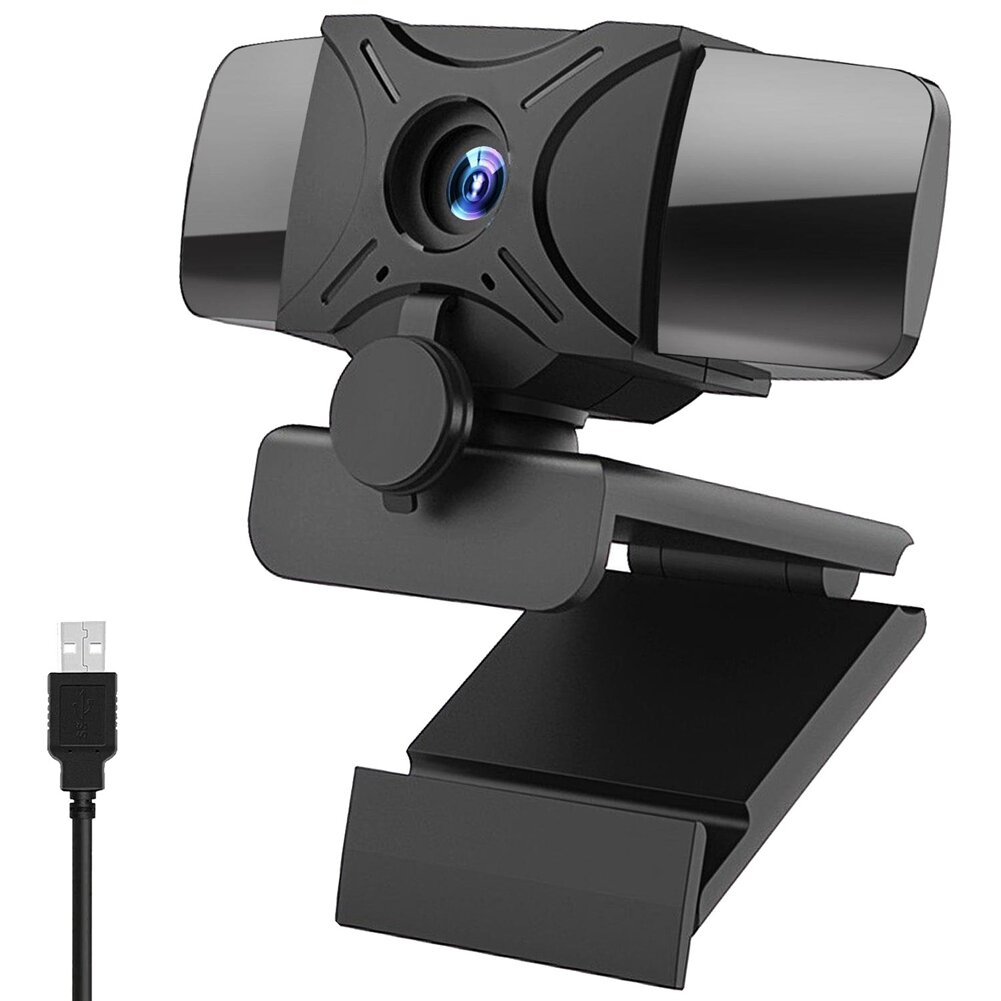 1080P HD Webcam with Microphone USB Camera Full HD Live Streaming Video Conference Camera for PC Laptop